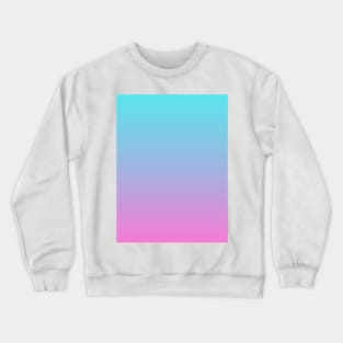 preppy mermaid colours pastel fuchsia pink turquoise aqua blue Crewneck Sweatshirt